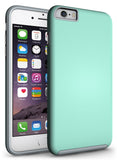 MINT TEXTURED GRIP SOFT SKIN HARD CASE COVER FOR APPLE iPHONE 6 PLUS / 6s PLUS