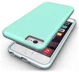 MINT TEXTURED GRIP SOFT SKIN HARD CASE COVER FOR APPLE iPHONE 6 PLUS / 6s PLUS