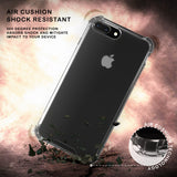 AQUAFLEX ANTI-SHOCK BUMPER CASE COVER CLEAR HARD BACK FOR APPLE iPHONE 7/8 PLUS