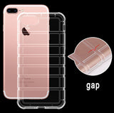 Clear Airbag Cushion TPU Flexible Grip Skin Case Cover for iPhone 8 Plus, 7+ 8+
