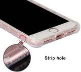 Clear Airbag Cushion TPU Flexible Grip Skin Case Cover for iPhone 8 Plus, 7+ 8+