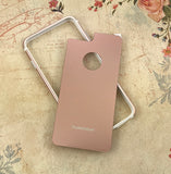 PureGear Rose Gold GlassBak 360 Case Aluminum Bumper for iPhone 8/7/6 PLUS