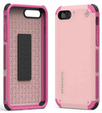 PureGear Soft Pink Dualtek Extreme Rugged Case Cover for iPhone 8 Plus, 7 Plus