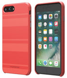 PureGear Deep Coral SOFT-TEK Case Skin Cover for iPhone 8 Plus/7 Plus/6 Plus