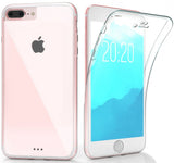TRI-MAX CLEAR SCREEN GUARD FULL BODY WRAP CASE SLIM COVER FOR iPHONE 7/8 PLUS