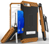 TRI-SHIELD RUGGED CASE + BELT CLIP HOLSTER STRAP STAND FOR APPLE iPHONE 7/8 PLUS
