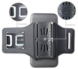 BLACK CASE COVER + ARMBAND STRAP COMBO ROTATING/REFLECTIVE FOR iPHONE 6/6s PLUS