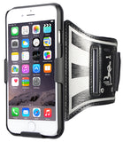 BLACK CASE COVER + ARMBAND STRAP COMBO ROTATING/REFLECTIVE FOR iPHONE 6/6s PLUS