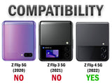 Rugged Case and Belt Clip Holster for Samsung Galaxy Z Flip 4 5G