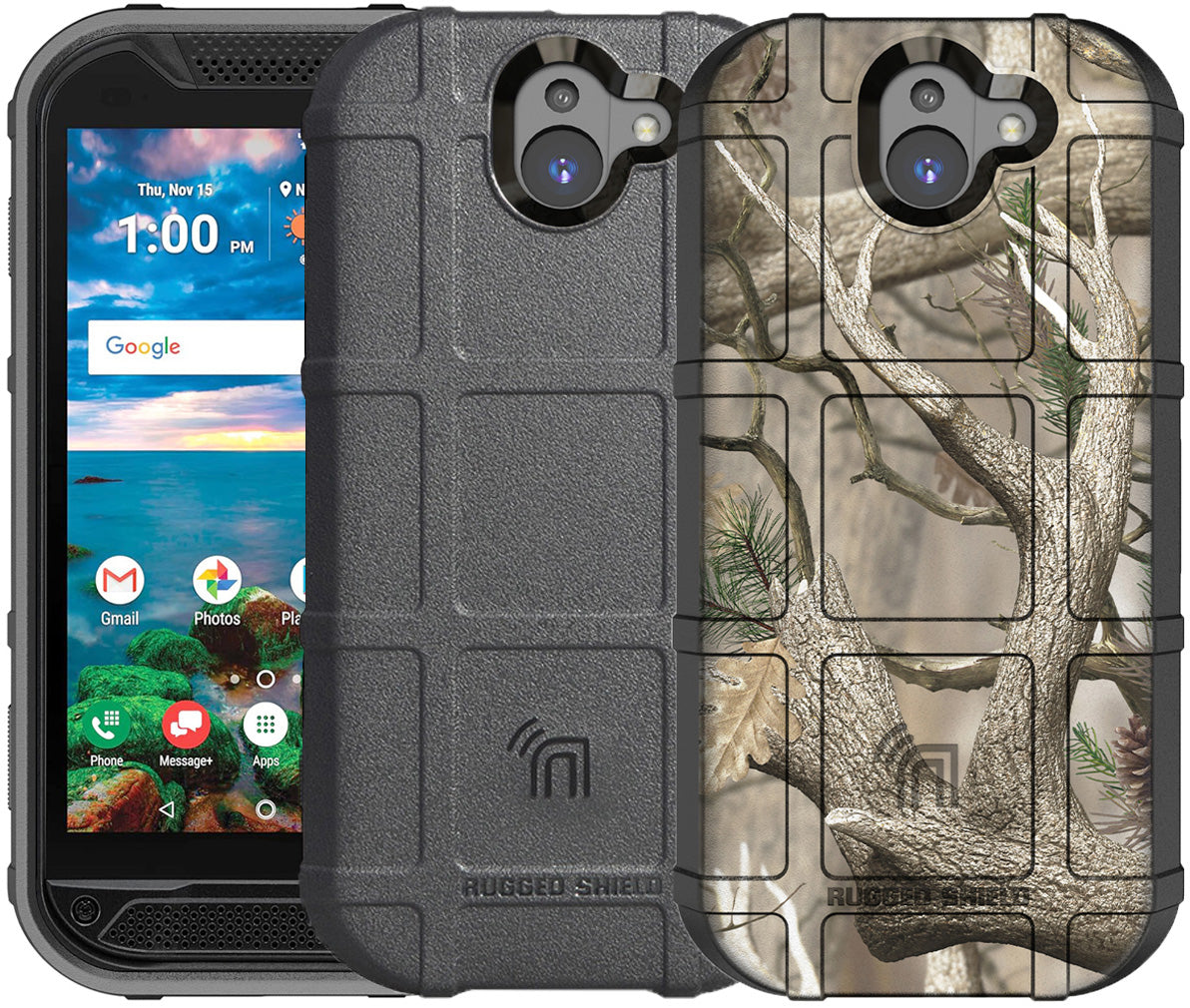 Tactical Rugged Shield Case Flexible Matte Cover for Kyocera Duraforce Pro 2 Tactical Rugged Shield Case Flexible Matte Cover for Kyocera Duraforce Pro 2