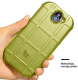 Tactical Rugged Shield Case Flexible Matte Cover for Kyocera Duraforce Pro 2