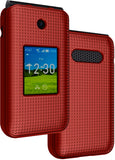 Grid Textured Hard Case Slim Cover for AT&T Cingular Flex 2 Phone (Debut Flex)