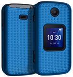 Textured Hard Shell Case Cover for Alcatel Go Flip 4, TCL FLIP Pro