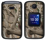 Grid Case Hard Cover and Belt Clip Holster for Alcatel Go Flip 4, TCL FLIP Pro