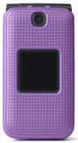 Grid Texture Case Slim Cover for Alcatel Go Flip V, MyFlip, QuickFlip