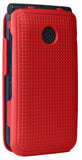 Grid Texture Case Slim Cover for Alcatel Go Flip V, MyFlip, QuickFlip
