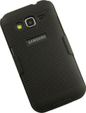 BLACK HARD CASE COVER BELT CLIP HOLSTER STAND FOR SAMSUNG GALAXY CORE PRIME G360