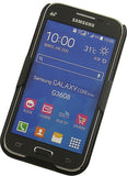 BLACK HARD CASE COVER BELT CLIP HOLSTER STAND FOR SAMSUNG GALAXY CORE PRIME G360