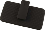 BLACK KICKSTAND CASE COVER + BELT CLIP HOLSTER FOR LG TRIBUTE 5, TREASURE, K7