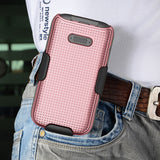 Hard Case Cover and Belt Clip Holster Combo for Lively Jitterbug Flip 2 Phone