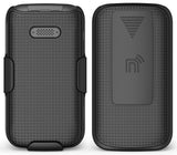 Hard Case Cover and Belt Clip Holster Combo for Lively Jitterbug Flip 2 Phone