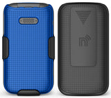 Hard Case Cover and Belt Clip Holster Combo for Lively Jitterbug Flip 2 Phone