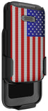 Hard Case Cover and Belt Clip Holster Combo for Lively Jitterbug Flip 2 Phone