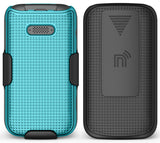 Hard Case Cover and Belt Clip Holster Combo for Lively Jitterbug Flip 2 Phone