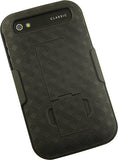 Black Kickstand Hard Case Cover for Blackberry Classic Q20 Q25 Phone