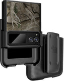 Hard Case Cover and Belt Clip Holster Combo for Motorola RAZR 2023 (aka RAZR 40)