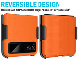 Hard Case Cover and Belt Clip Holster Combo for Motorola RAZR 2023 (aka RAZR 40)