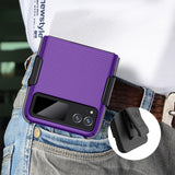 Hard Case Cover and Belt Clip Holster Combo for Motorola RAZR 2023 (aka RAZR 40)