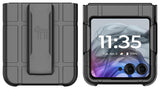 Hard Case Cover & Belt Clip Holster for Motorola RAZR 2024/2025 Flip Phone