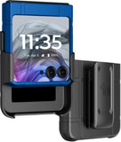 Hard Case Cover & Belt Clip Holster for Motorola RAZR 2024/2025 Flip Phone