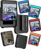 Hard Case Cover & Belt Clip Holster for Motorola RAZR 2024/2025 Flip Phone