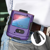 Hard Case + Belt Clip Holster for Motorola RAZR 5G Flip (2020)