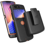 Hard Case + Belt Clip Holster for Motorola RAZR 5G Flip (2020)