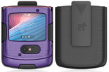 Hard Case + Belt Clip Holster for Motorola RAZR 5G Flip (2020)