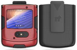 Hard Case + Belt Clip Holster for Motorola RAZR 5G Flip (2020)