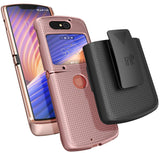 Hard Case + Belt Clip Holster for Motorola RAZR 5G Flip (2020)