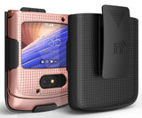 Hard Case + Belt Clip Holster for Motorola RAZR 5G Flip (2020)