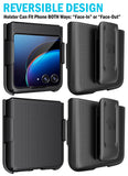 Hard Case Cover and Belt Clip Holster Combo for Motorola RAZR Plus (2023) RAZR+