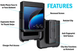 Hard Case Cover and Belt Clip Holster Combo for Motorola RAZR Plus (2023) RAZR+