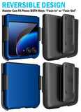 Hard Case Cover and Belt Clip Holster Combo for Motorola RAZR Plus (2023) RAZR+