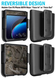 Hard Case Cover and Belt Clip Holster Combo for Motorola RAZR Plus (2023) RAZR+
