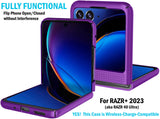 Hard Case Cover and Belt Clip Holster Combo for Motorola RAZR Plus (2023) RAZR+