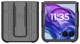 Hard Case & Belt Clip for Motorola RAZR+ 2024/2025 Phone, Moto RAZR Plus '24 '25