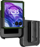 Hard Case & Belt Clip for Motorola RAZR+ 2024/2025 Phone, Moto RAZR Plus '24 '25
