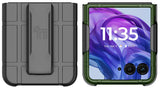Hard Case & Belt Clip for Motorola RAZR+ 2024/2025 Phone, Moto RAZR Plus '24 '25