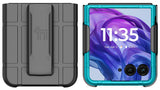 Hard Case & Belt Clip for Motorola RAZR+ 2024/2025 Phone, Moto RAZR Plus '24 '25